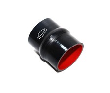 Universal 4-ply Reinforced 3 Id Hump Straight Coupler Silicone Hose Black
