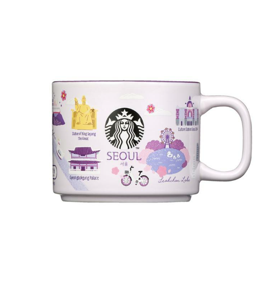Starbucks 韓国Seoul 355ml Starbucks Korea 2024 * Annyeong Seoul Mug 355ml | eBay
