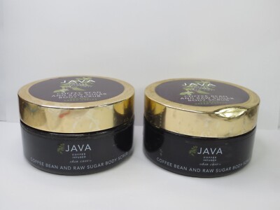 JAVA COFFEE INFUSED COFFEE BEAN AND RAW SUGAR BODY SCRUB 8 OZ DETAILS (LOT 2)