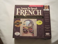 Preowned The Learning Company Learn to Speak French Version 7.0 - 3 CD SET