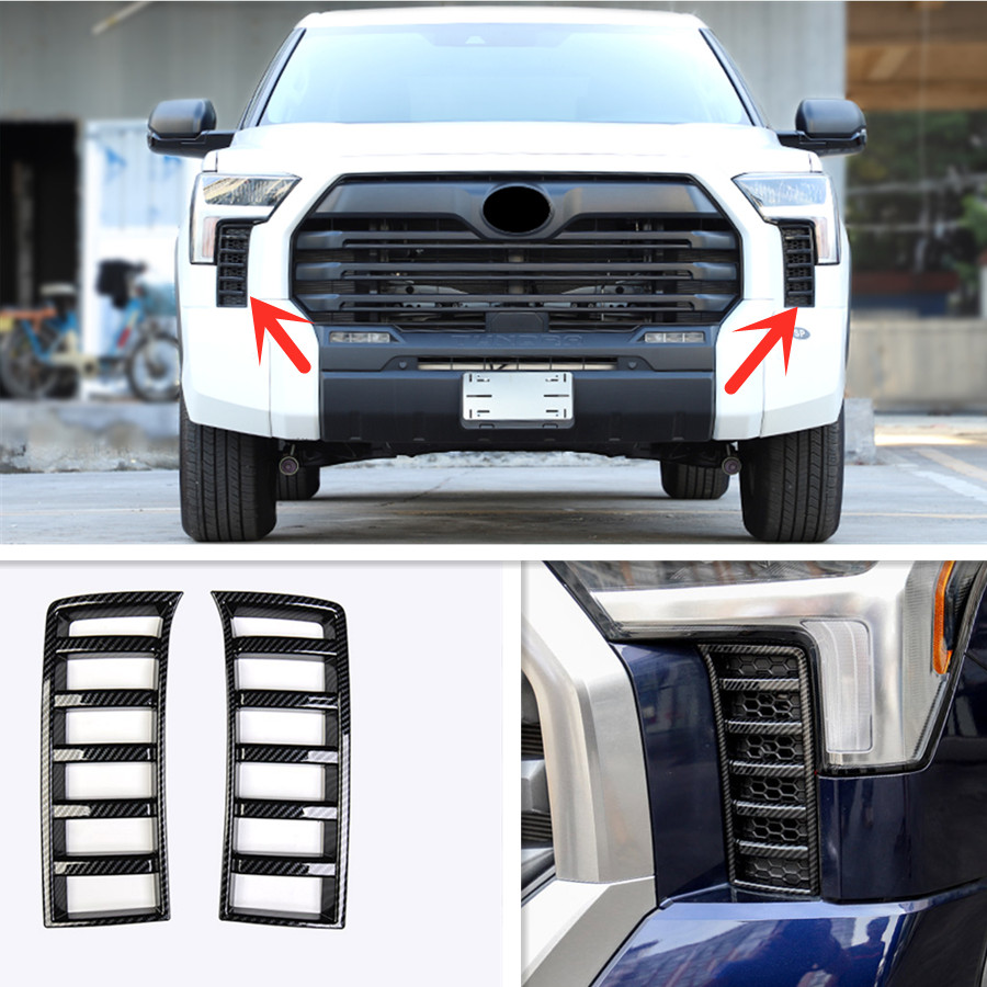 2022-2023 Toyota Tundra Carbon Fiber ABS Front Engine Air Vent Trim