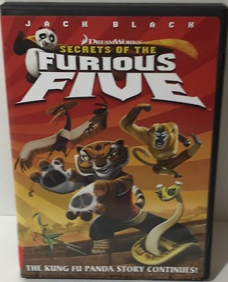 Dreamworks Kung Fu Panda- ''Secrets of the Furious Five'' (DVD, 2008)