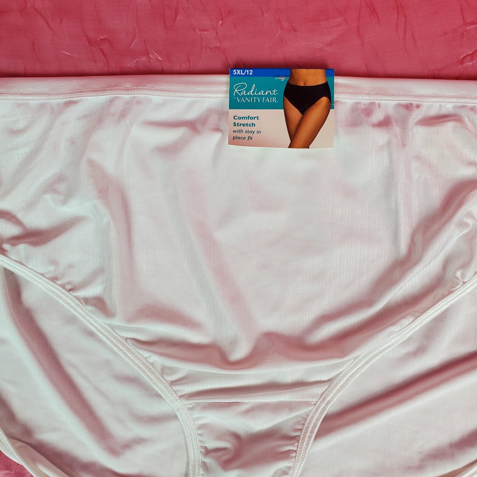 Sheer Panties Shiny Silky Satin Nylon Gusset Sz 5XL/12 Sissy Sexy