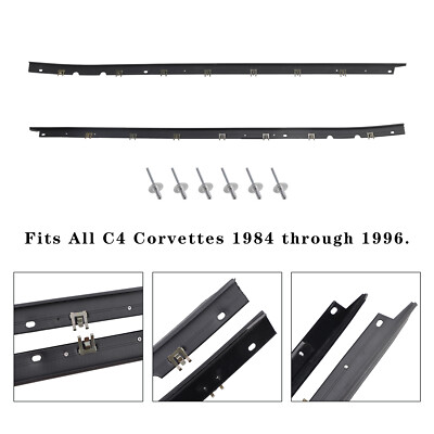 Fensterleister Zierleiste Links+Rechts für Corvette 1984-1996