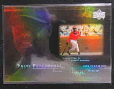 (10) 2000 Upper Deck Prime Performers Insert Baseball Cards Lot Ken Griffey Jr
