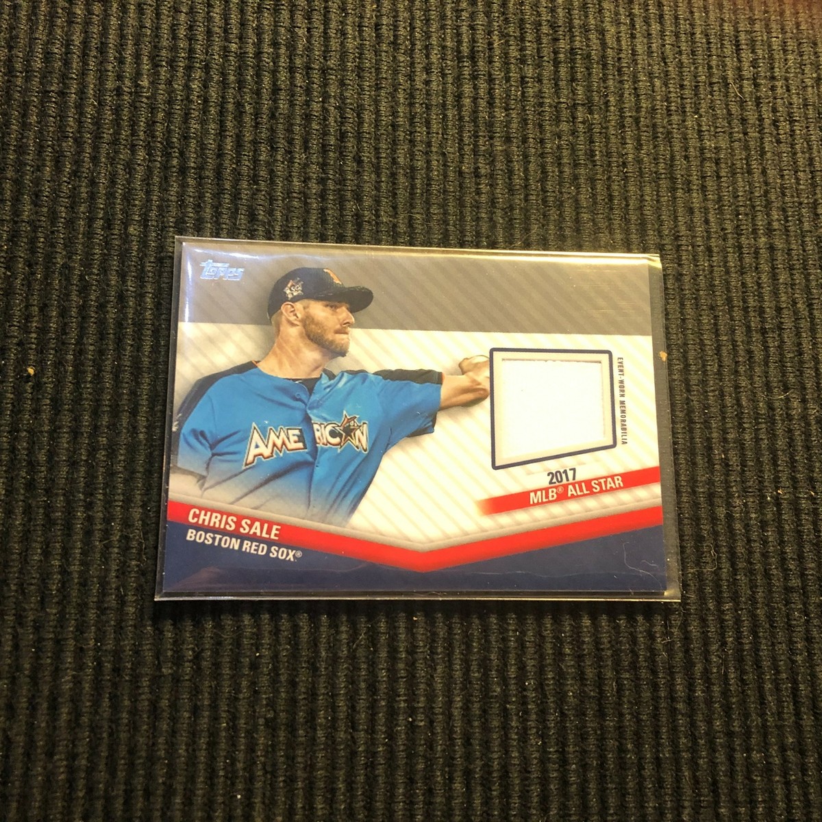 2020 TOPPS UPDATE CHRIS SALE *MLB ALL STAR STITCHES JERSEY* RED 