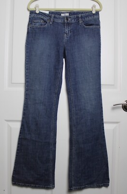 NWT VTG Y2K SO Wear It Declare It Rhinestone Pockets Stonewash Flared Jeans 11
