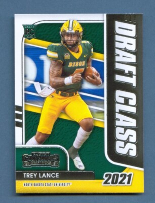 2021 Contenders DRAFT CLASS #7 TREY LANCE 49ers Rc NORTH DAKOTA STATE Bison