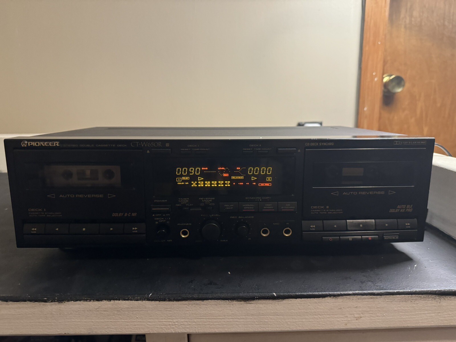 Pioneer CTW650R Cassette Deck Tested And Working eBay