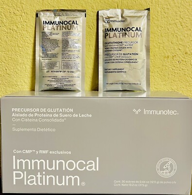 Immunotec Immunocal Platinum - Whey Protein Isolate For Glutathione Boost,  Immune & Cellular Health