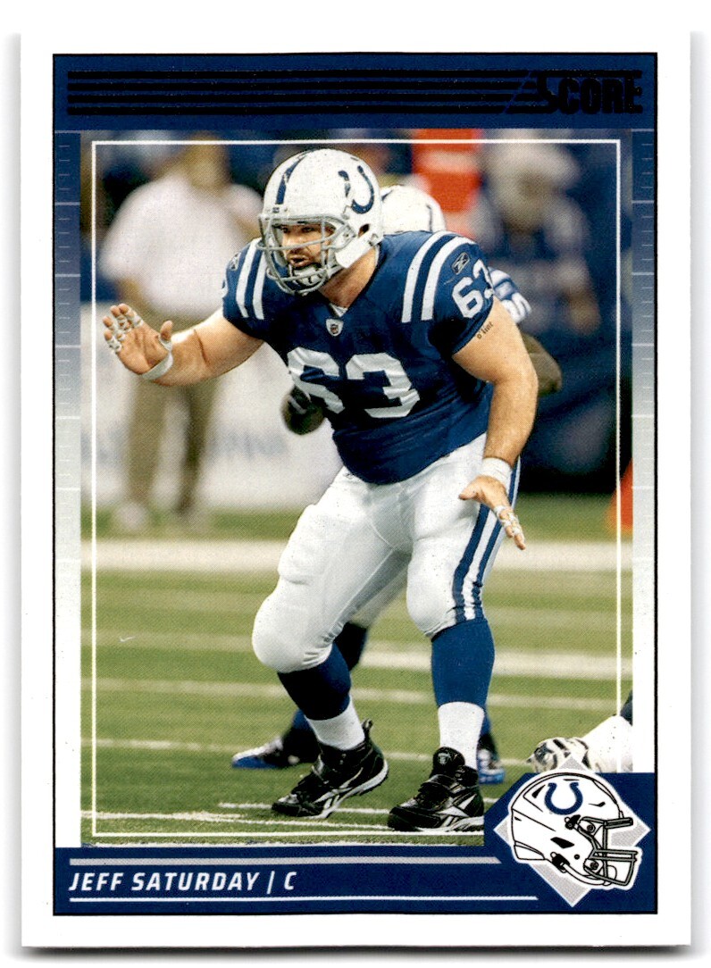 2024 Score Jeff Saturday Indianapolis Colts #125 | eBay