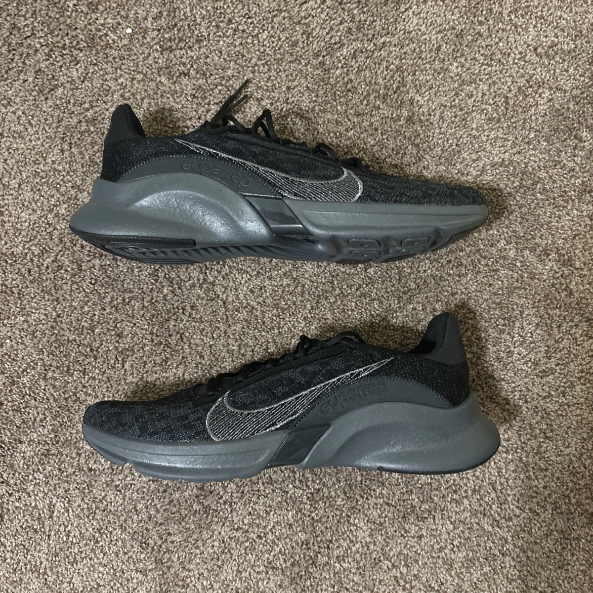 Men\'s Nike SuperRep Go 3 Flyknit \'Black Iron Grey\' Size 11.5 Nike SuperRep Go Black Iron Grey for Sale | Authenticity  main image 3