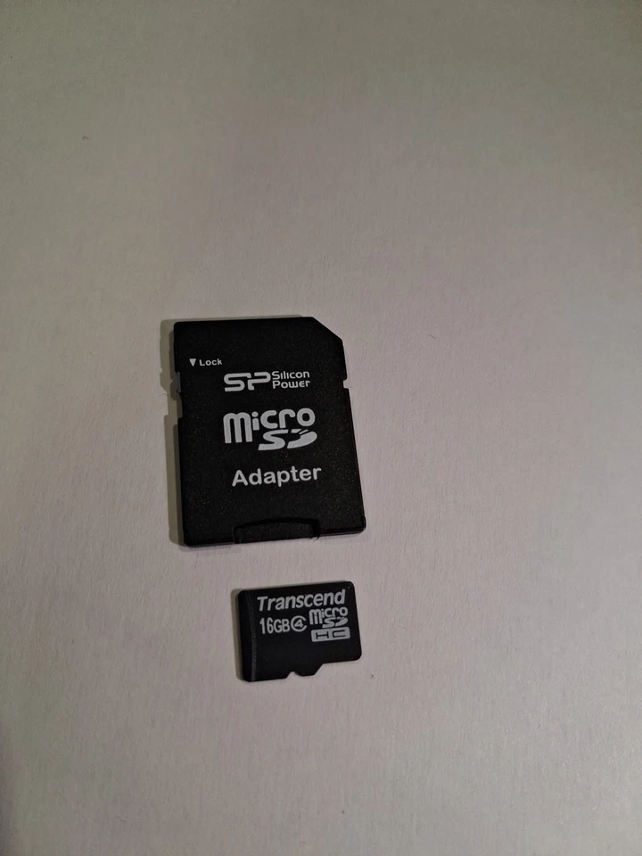 Micro SD 16 GB Trascend Flash Memory Card Class 4 memoria telefono fotocamera - Immagine 2 di 2
