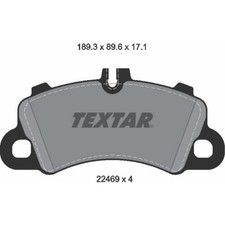 Textar 2246901 Bremsbelagsatz für PORSCHE CAYENNE MACAN 95B XAB 9YA 9YB