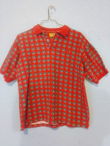 Vintage Duck Head Polo 90s Y2k Shirt Prepcore Big Gold Patch Tag Rare HTF Button