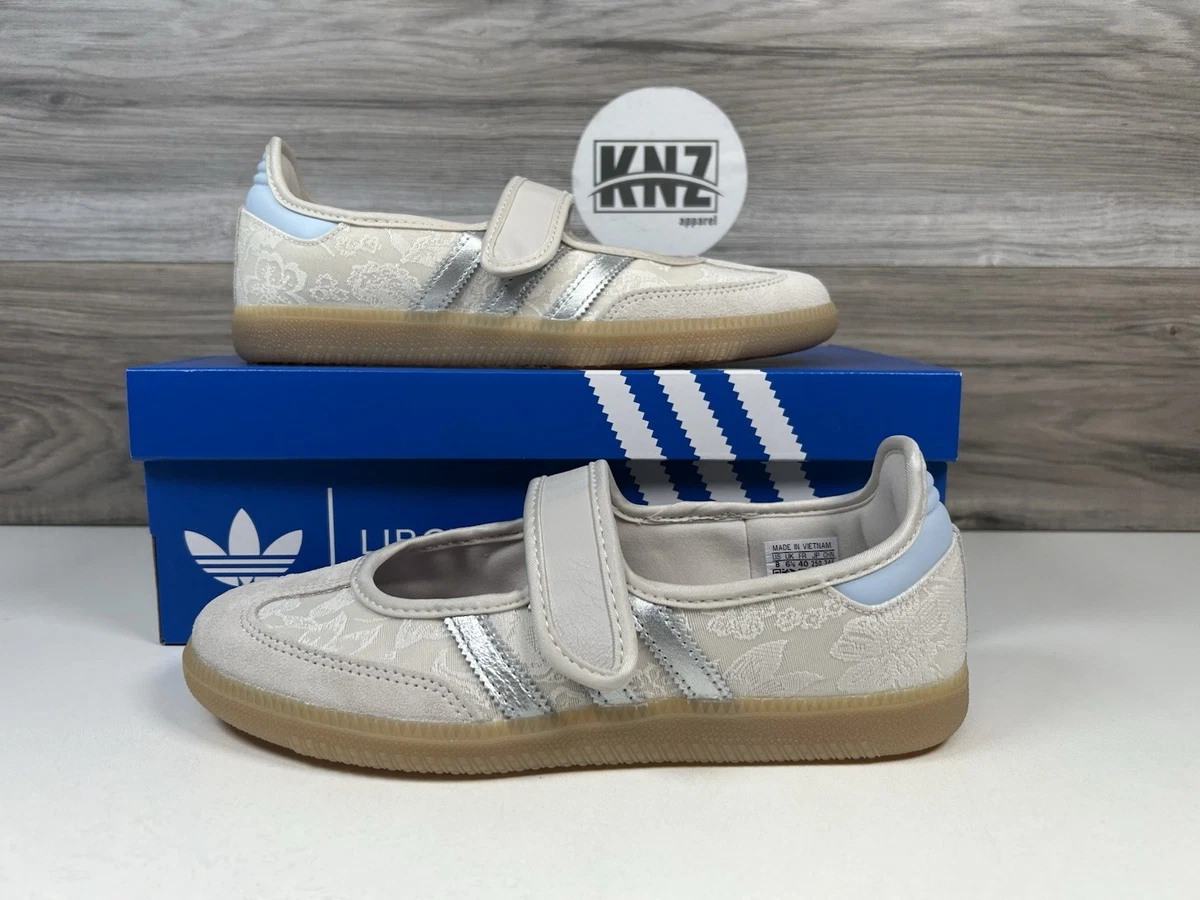Adidas SAMBA JANE x Liberty London Chalk Pearl White Silver