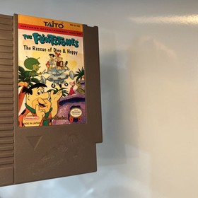 The Flintstones: The Rescue of Dino & Hoppy (Nes 1991)Cartridge With Sleeve, OEM