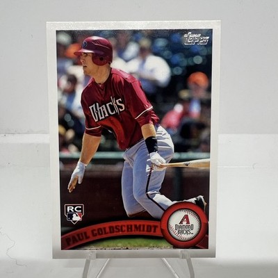 PAUL GOLDSCHMIDT 2011 Topps Update MISSING FOIL ERROR Rookie Card #US47 YANKEES