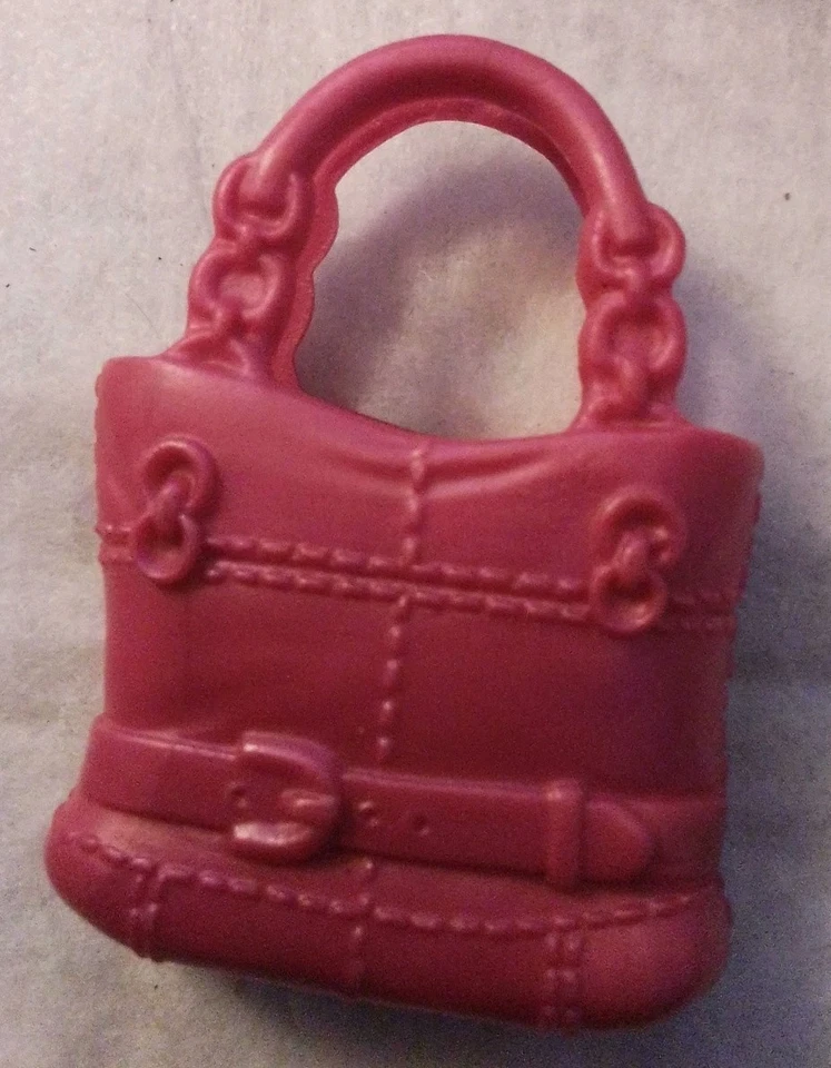 Fisher Price Rosa Bolso Cartera Bolso Familia Amorosa Casa de Muñecas Mamá también Barbie Talla Foto 2 de 3