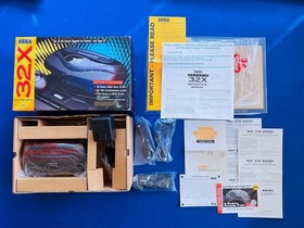 Sega 32x Genesis Console 100% CIB Complete Console System + WWF The Arcade Game