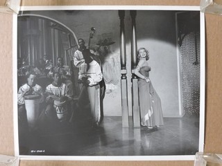 Rita Hayworth singing at the club original busty photo 1952 Affair in Trinidad 3