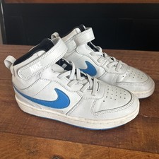 Nike All Day Play Shoes Youth Size 6Y White G...