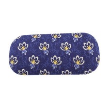 Vera Bradley Floral Quilted Hard Shell Glasses Case Blue Womens OS