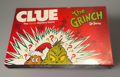 Clue Dr. Seuss How The Grinch Stole Christmas Edition Board Game READ DETAILS