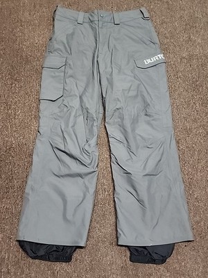 バートン　スノーボードパンツ　DRYRIDE　Lサイズ　チャコールグレー Burton Dry Ride Men's Cargo Snowboard / Ski Pants - Size Medium