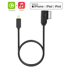 AUX AMI MMI MDI Audio Port Cable For iPhone 7 8 X 11 12 13 Audi VW Charge Music