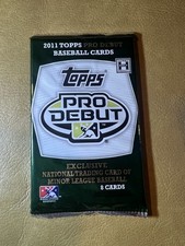 One 2011 Topps Pro Debut Baseball Pack From Hobby Box - Possible Trout RC Harper
