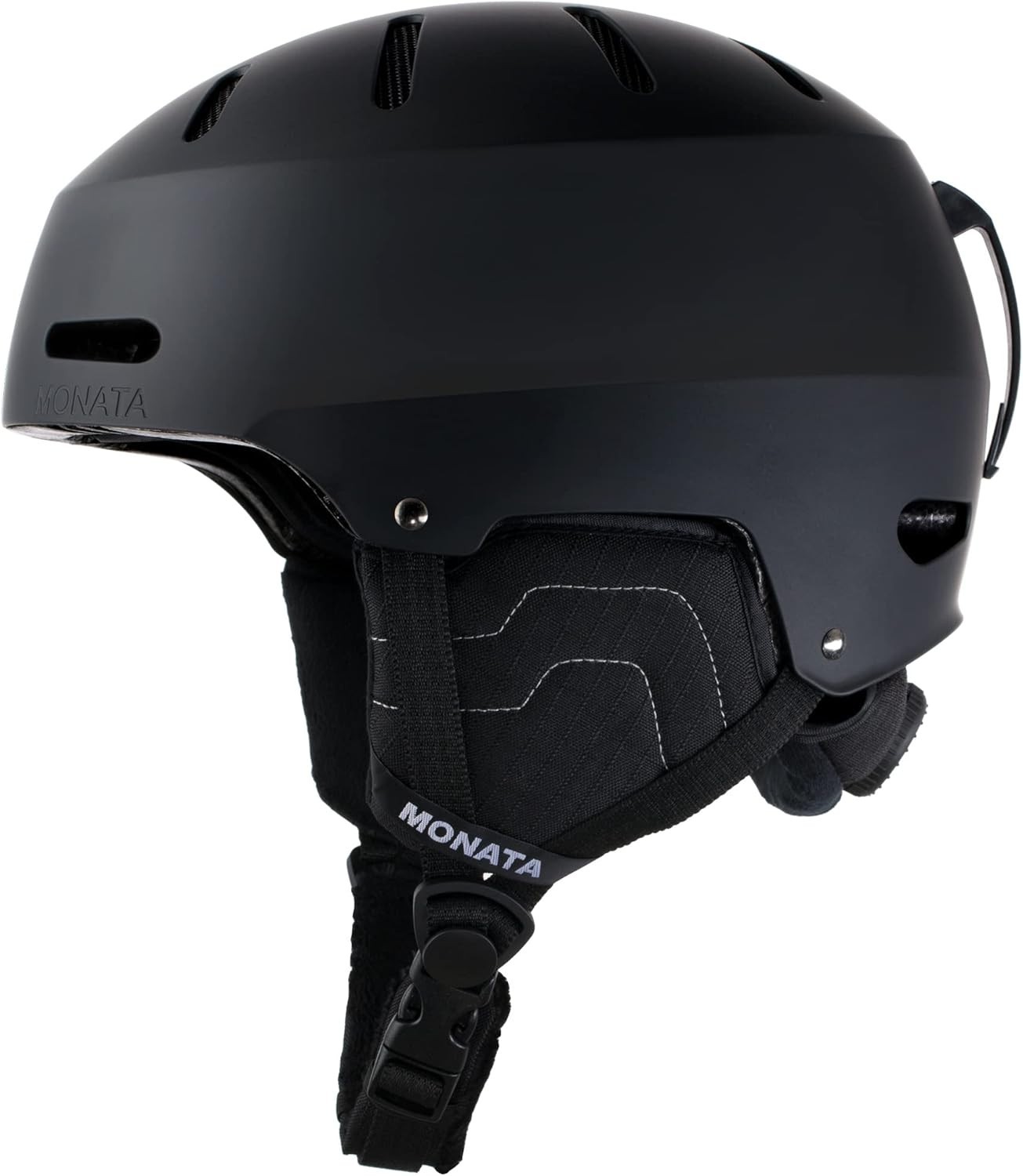 Monata Roca Skateboard Ski Snowboard Helmet M/L 55-61cm 21.7-24in Matte Black