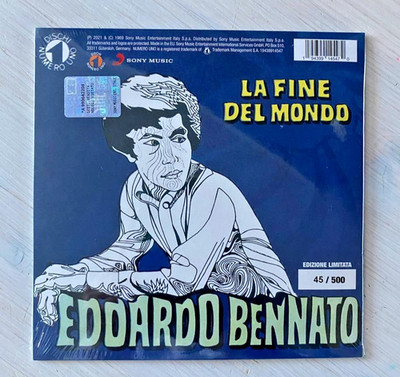 Edoardo Bennato Marylou Blue Vinyl LP Limited 45/500 Sealed Italy