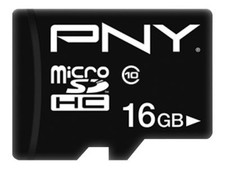 PNY Performance Plus 16GB MicroSDHC Class 10 Black microSDHC P-SDU16G10PPL-GE
