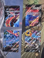 (4) x Carte olografiche Pokemon Zacian V-Union SWSH163-166 come nuove