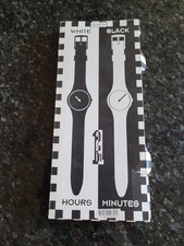 Image of GZS010 Black & White Set Swatch Watches
