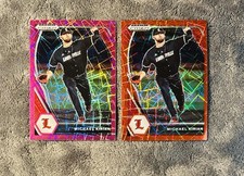 Michael Kirian 2021 Prizm Draft Picks Red Velocity Prizm & Pink Velocity Prizm