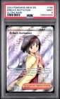 2023 POKEMON MEW EN-151 ULTRA RARE #196 ERIKA'S INVITATION PSA 9