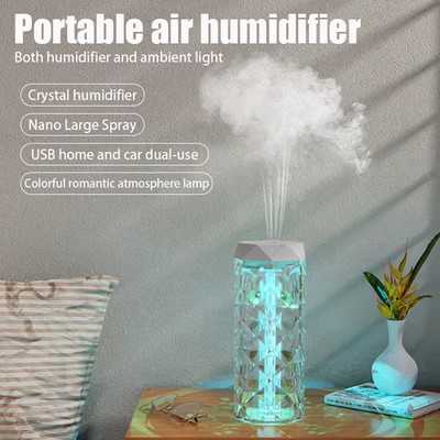 400ML Air Humidifier USB Aroma Diffuser Essential Oil Purifier Fragrance Mist...