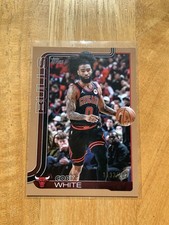 Coby White 2025 Topps Flagship #34 Gold Foil Parallel /2025 - Bulls