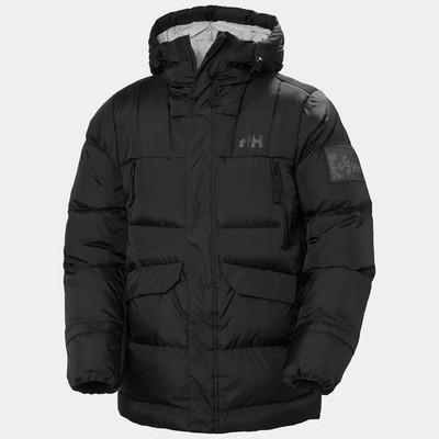 Helly Hansen Arctic Down Parka Jacket - Size Large - Black