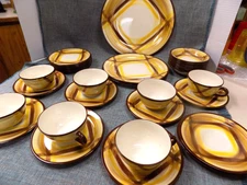 34 Pc ORGANDIE VERNONWARE Metlox Poppytrail 1937-58 Discontinued USA VTG