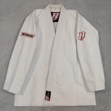 REVGEAR A2 Martial Arts Training Uniform GI Jacket & Belt White Heavyweight NEW