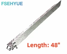 1.5" x 1.5" x 48" Wall Edge Corner Guard Angle .063 Aluminum Diamond Plate