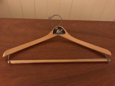 Vtg wooden suit hanger from The Met Metropolitan Dayton Ohio