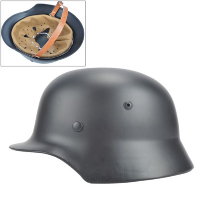 Gray Ww2 German Elite WH Army M35 M1935 Steel Helmet Stahlhelm 