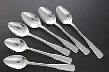 United Silver Japan Stainless Silverware - Unknown 01 - 6 3/8" Teaspoons (6)