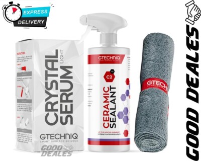 Gtechniq Crystal Serum Light 30ml + C2 v2 500ml Keramik Lack Schutz Beschichtung