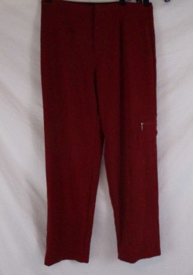 Dialogue Womens Stretch Pants Red Size 16 Career CB34M