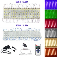 20pcs 5050/5054 SMD 3/6 LED Injection Module Lights Store Front Window Sign Lamp